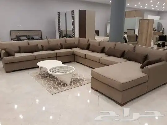 تفصيل كنب صاله حرف L ومجالس حسب الطلب 12