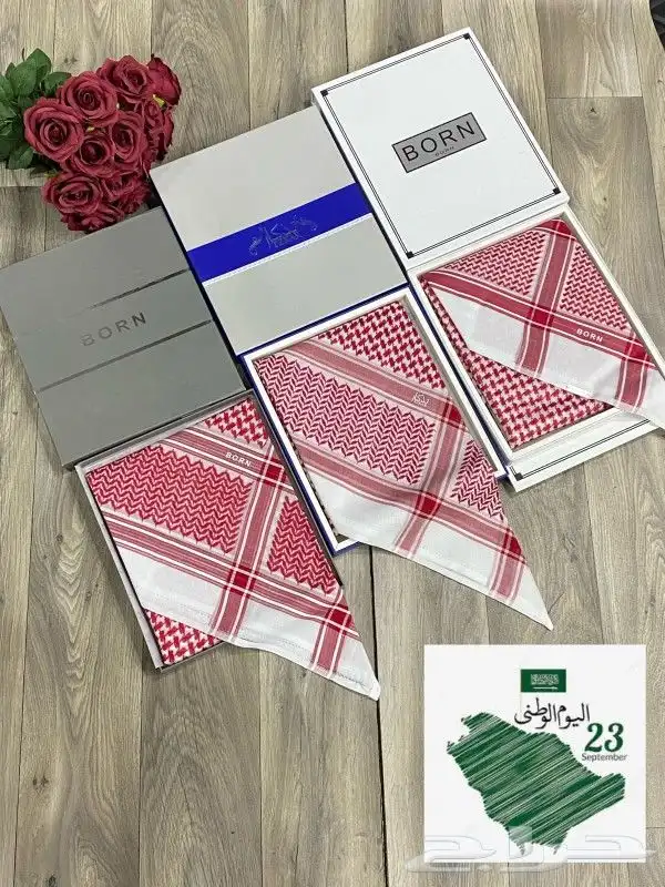 عرض اليوم الوطني 3 اشمغة ماركات درجة اولي 0