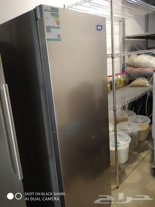 ثلاجة هاس تبريد باب واحد 320 لتر - 11.3 قدم - فضي - استيل 0