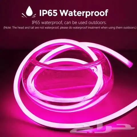 نيون فلكس ليد 12 فولت Ip65 neon flex led 5m 12v 7