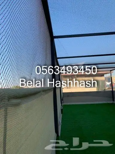 شبك سقف لملاعب كرة القدم وملاعب البادل وشبك لحماية للمسابح 5