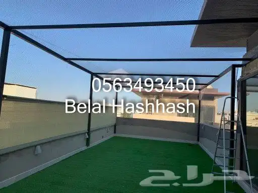 شبك سقف لملاعب كرة القدم وملاعب البادل وشبك لحماية للمسابح 6