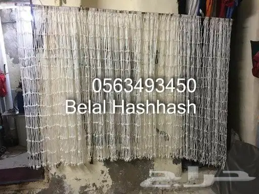 شبك الملاعب الرياضيه وتغطية المسابح وشبوك الحمايه من الطيور 14