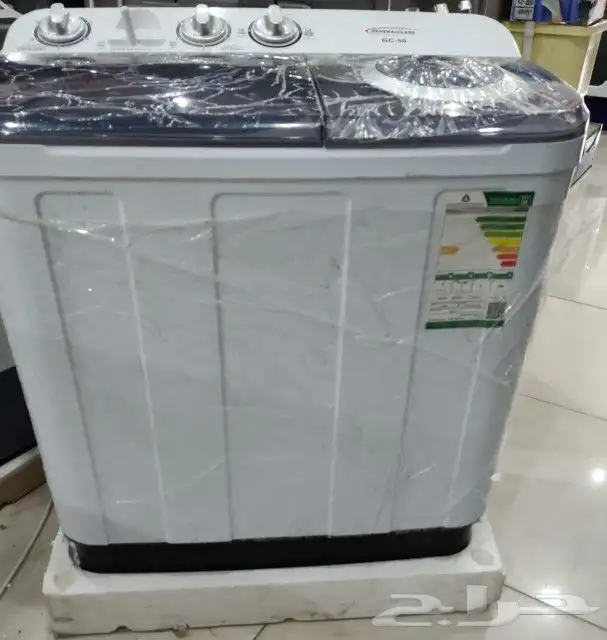 غسالة حوضين جنرال كلاس 5 كيلو جديدة بالكرتون ضمان سنتين 0