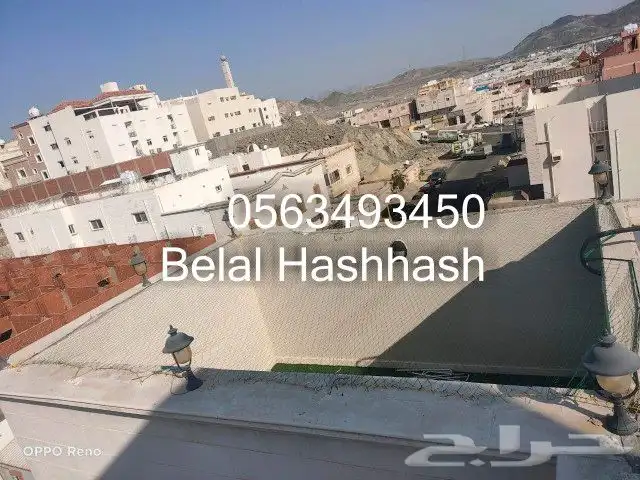 شبك سقف لملاعب كرة القدم وملاعب البادل وشبك لحماية للمسابح 35