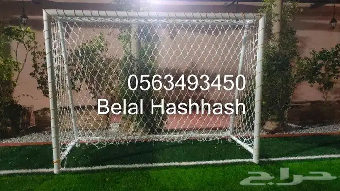 شبك الملاعب الرياضيه وتغطية المسابح وشبوك الحمايه من الطيور 0