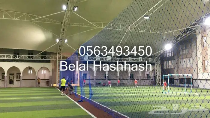 شبك الملاعب الرياضيه وتغطية المسابح وشبوك الحمايه من الطيور 31