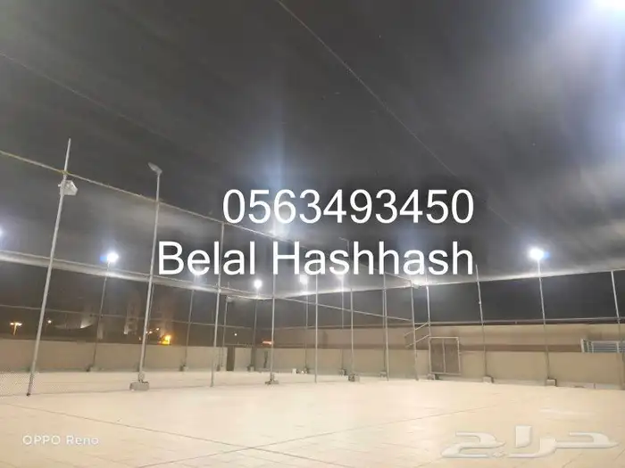 شبك سقف لملاعب كرة القدم وملاعب البادل وشبك لحماية للمسابح 16