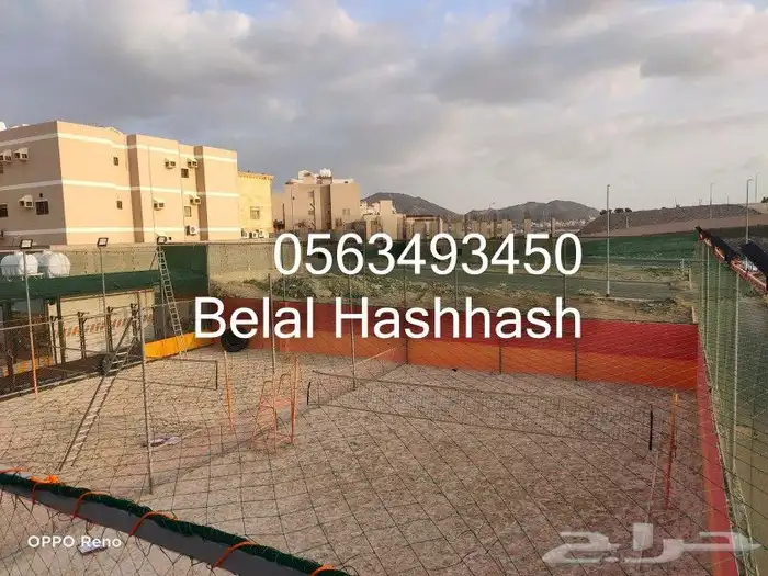 شبك سقف لملاعب كرة القدم وملاعب البادل وشبك لحماية للمسابح 31