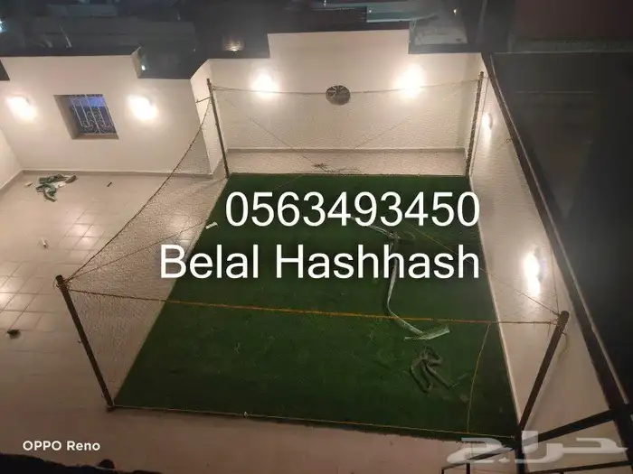 شبك سقف لملاعب كرة القدم وملاعب البادل وشبك لحماية للمسابح 38