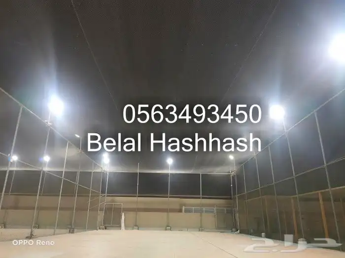 شبك سقف لملاعب كرة القدم وملاعب البادل وشبك لحماية للمسابح 18
