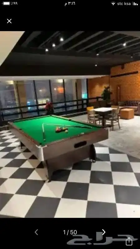 بلياردو 9 8 7 قدم جديد مودرن مع العاب أخرى تنس هوكي فرفيره 5