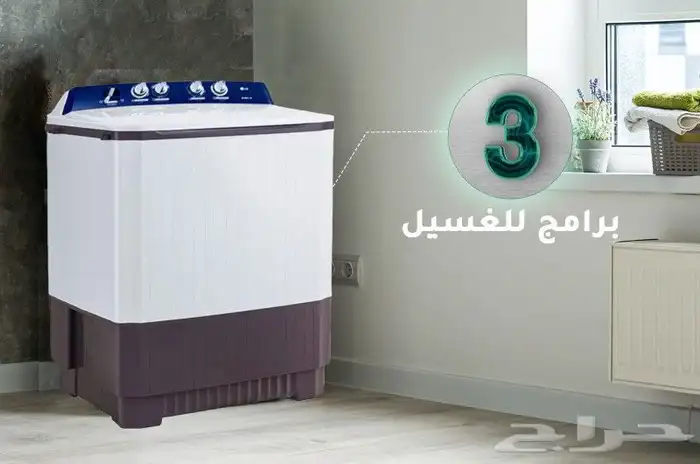 ال جى غسالة ملابس حوضين 10.5 كيلو تايلندي WTT10PGW 4