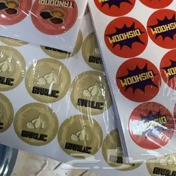 ستكر ورقي بلاستيكي مفرغ 4