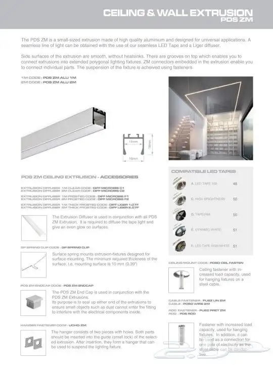 مجرى ألمنيوم profile aluminum led جملة فقط 8
