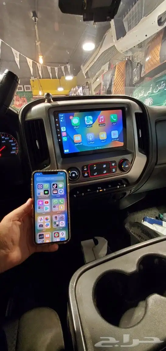 شاشة جمس سييرا 2014 - 2015 ابل كار بلاي واندرويد 2