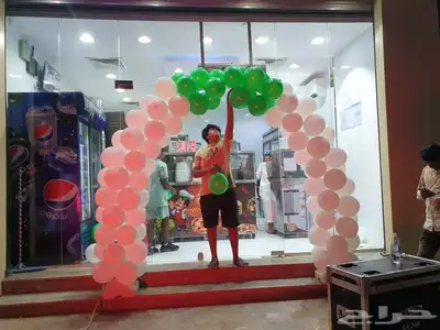 تجهيز قوس بالونات للتأجير وللبيع 0