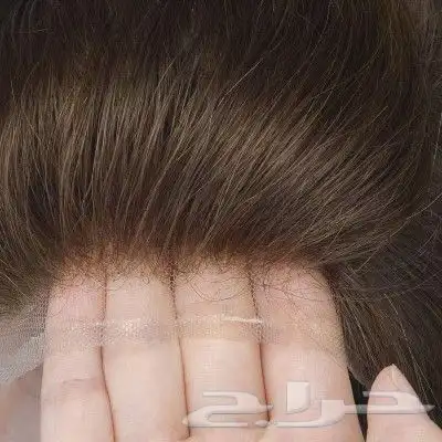 تركيب باروكات شعر رجالي طبيعي لزق وكليبسات بايدي مختص 9