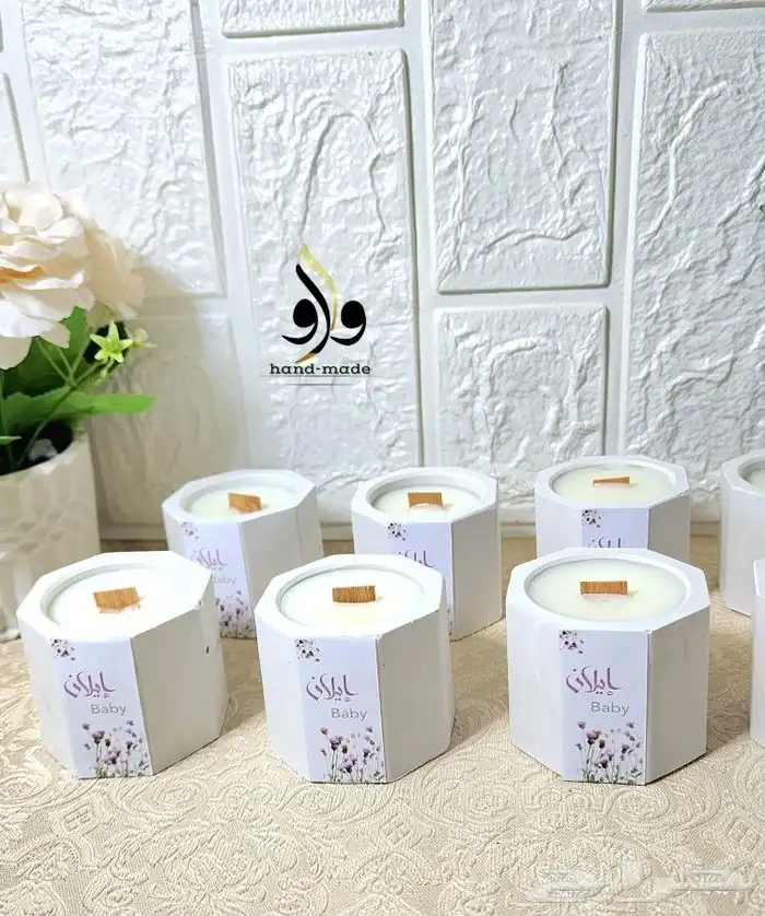 توزيعات مواليد شموع معطره 2