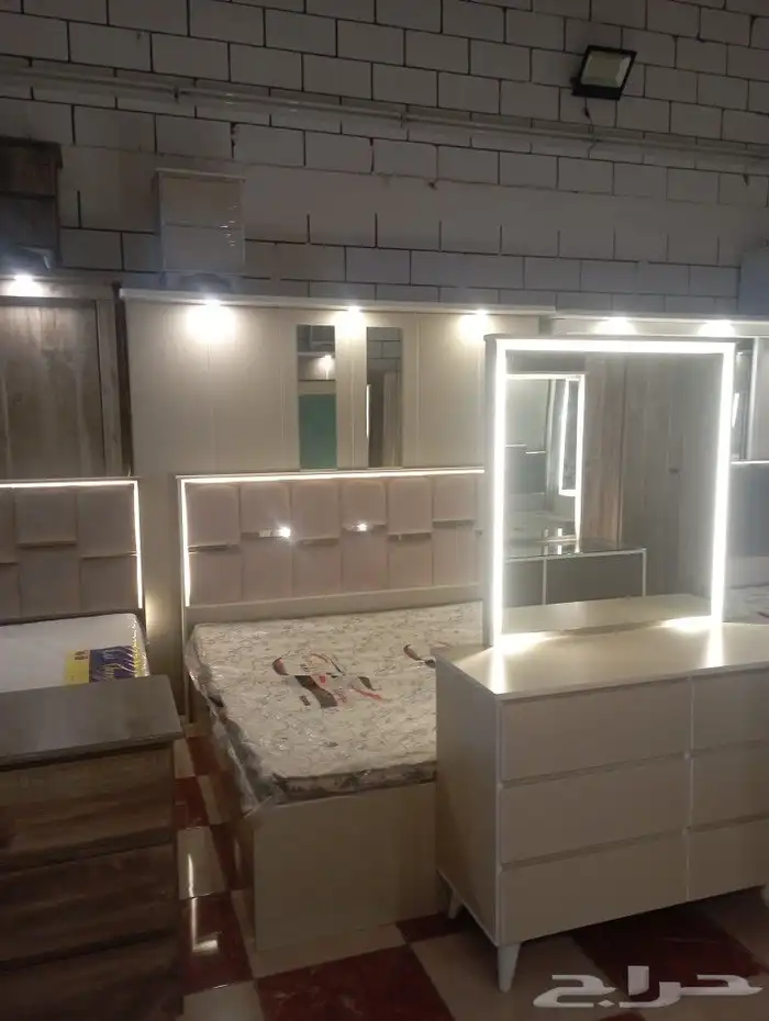 غرف نوم مزدوجة كامل 7 قطع جاهز 1