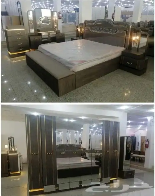 غرف نوم مميزه وشيك جديده بلكرتون باسعار مختلفه 34
