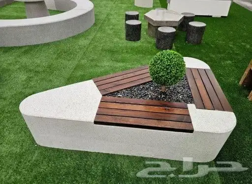 قواعد خرسانيه للاعمده ومستلزمات الحدائق والاماكن العام 13