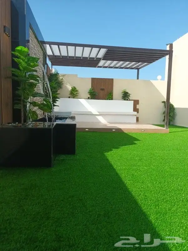 حدائق المدينة مظلات عشب شلالات 2