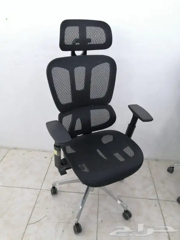 كراسي مكتب شبك دوار وثابت مريحة 0