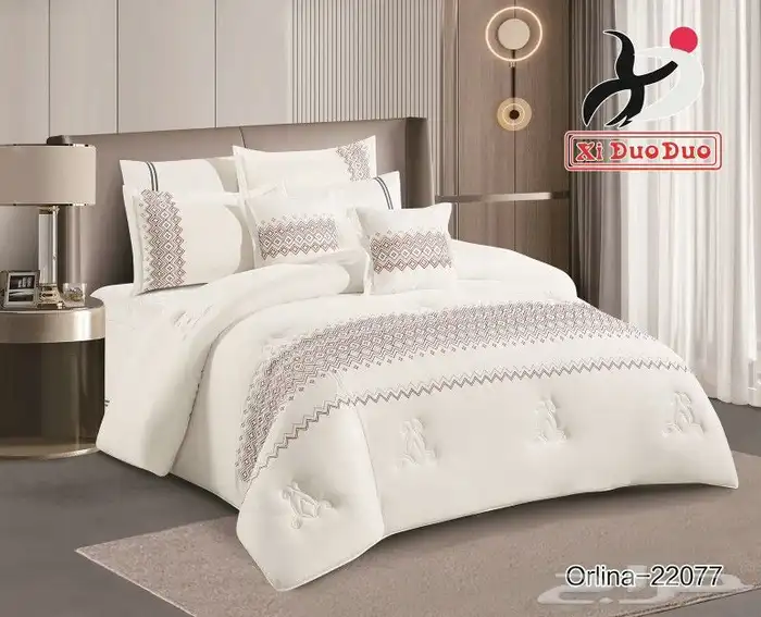 مفرش السرير لحافات حشو ثقيل نفرين عالمي 0