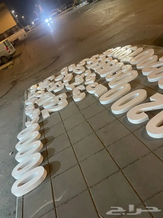 نيون ليد حروف بارزه لوحات 67