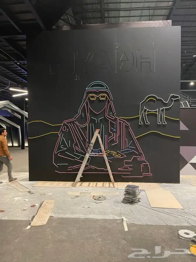 نيون ليد حروف بارزه لوحات 27