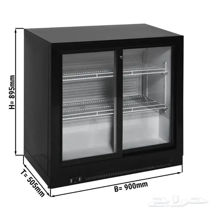 ثلاجة حلويات فوق الكاونتر صانعات ثلج 1