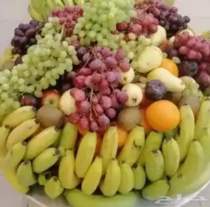 تجهيز صحون من جميع انواع الفواكه الموجوده في السوق 0