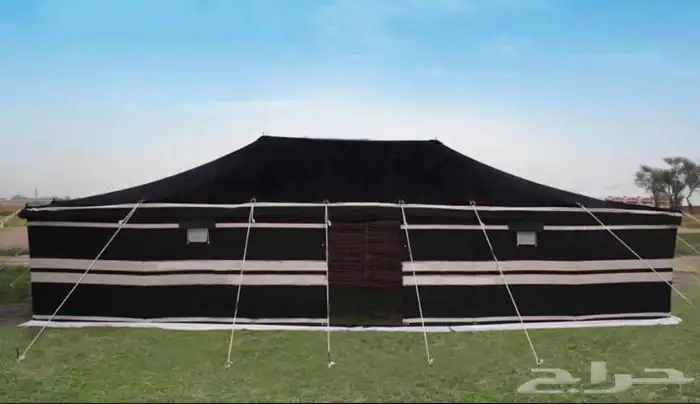 لبيع خيام باكستانية ثلاثة غاط شكل بيت الشعر الاسود 2
