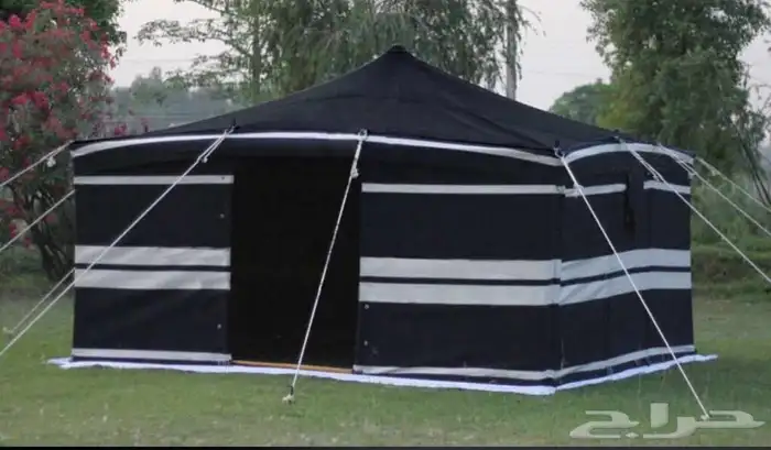 لبيع خيام باكستانية ثلاثة غاط شكل بيت الشعر الاسود 1