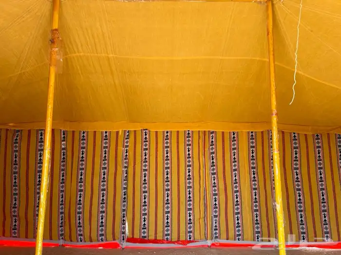 لبيع خيام باكستانية ثلاثة غاط شكل بيت الشعر الاسود 9