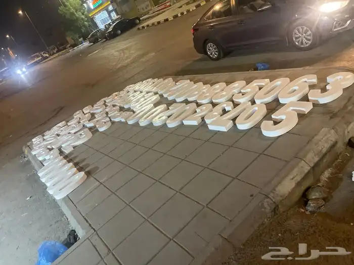 نيون ليد حروف بارزه لوحات 72