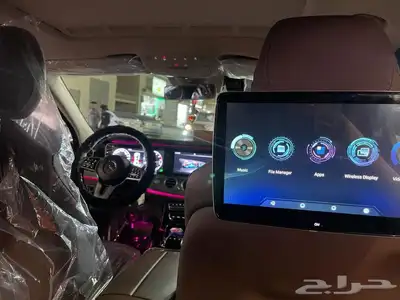 شاشات خلفيه مرسيدس2017- S500 بنظام الاندرويد 9