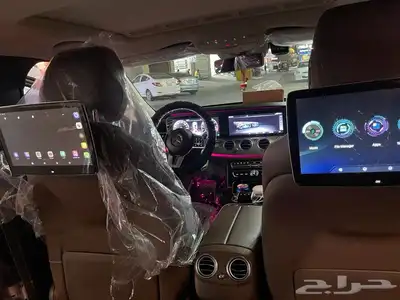 شاشات خلفيه مرسيدس2017- S500 بنظام الاندرويد 6