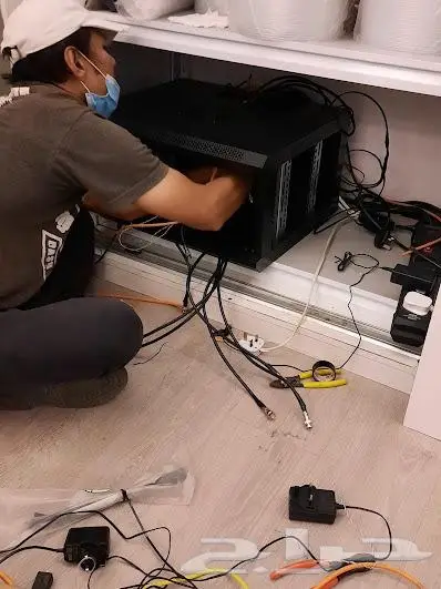 كاميرات انتركم شبكات سماعات جهاز بصمه فايبر 48