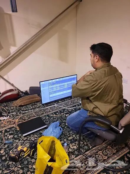 كاميرات انتركم شبكات سماعات جهاز بصمه فايبر 86