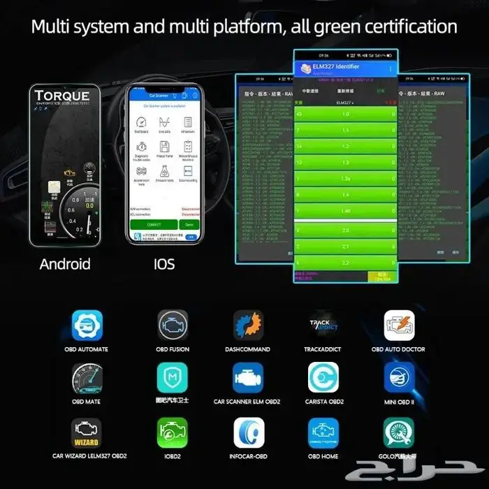 جهاز فحص السيارة obd2 5