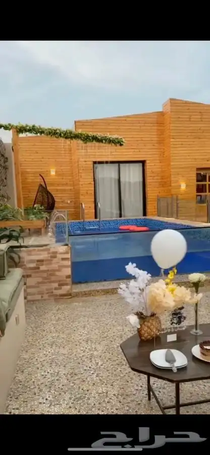 كوخ ريفي و شالية مناسب للعوائل والعرسان 5