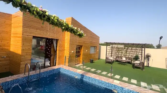 كوخ ريفي و شالية مناسب للعوائل والعرسان 9