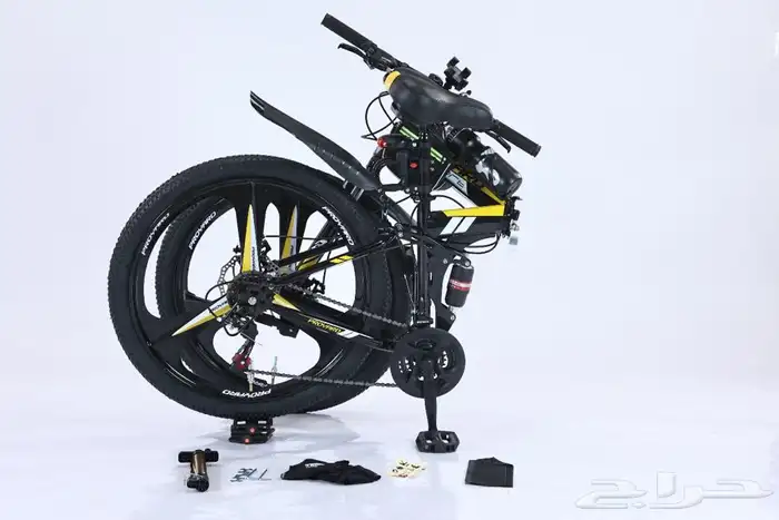 سيكل قابل للطي جنط نجمه بثلاث مراوح ب698 ومعه 15 هديه 7