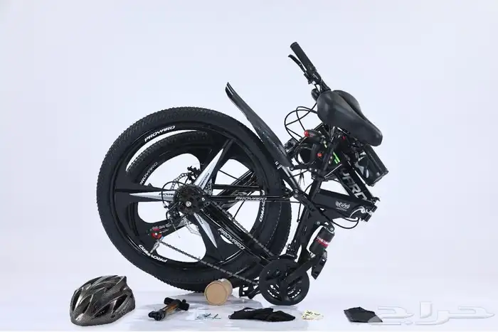 سيكل قابل للطي جنط نجمه بثلاث مراوح ب698 ومعه 15 هديه 19