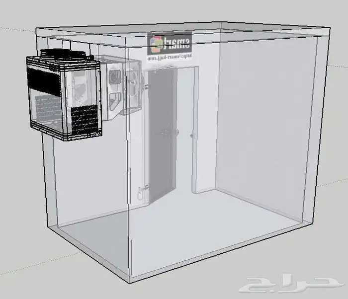 غرفة تبريد -تجميد مساحة 2 3 2.5 4