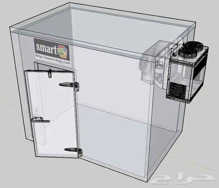 غرفة تبريد -تجميد مساحة 2 3 2.5 0