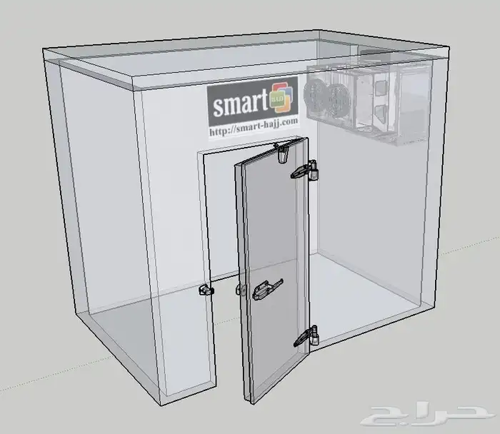 غرفة تبريد -تجميد مساحة 2 3 2.5 2