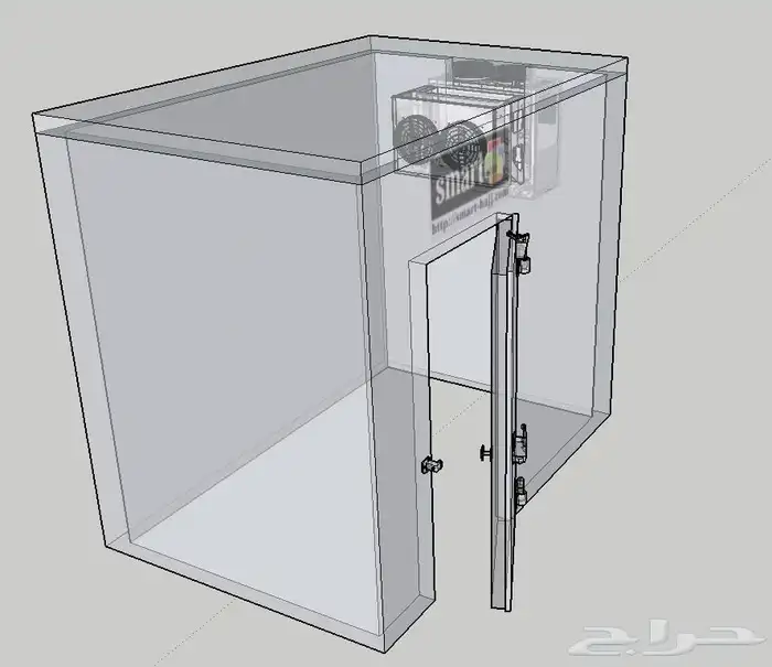 غرفة تبريد -تجميد مساحة 2 3 2.5 3
